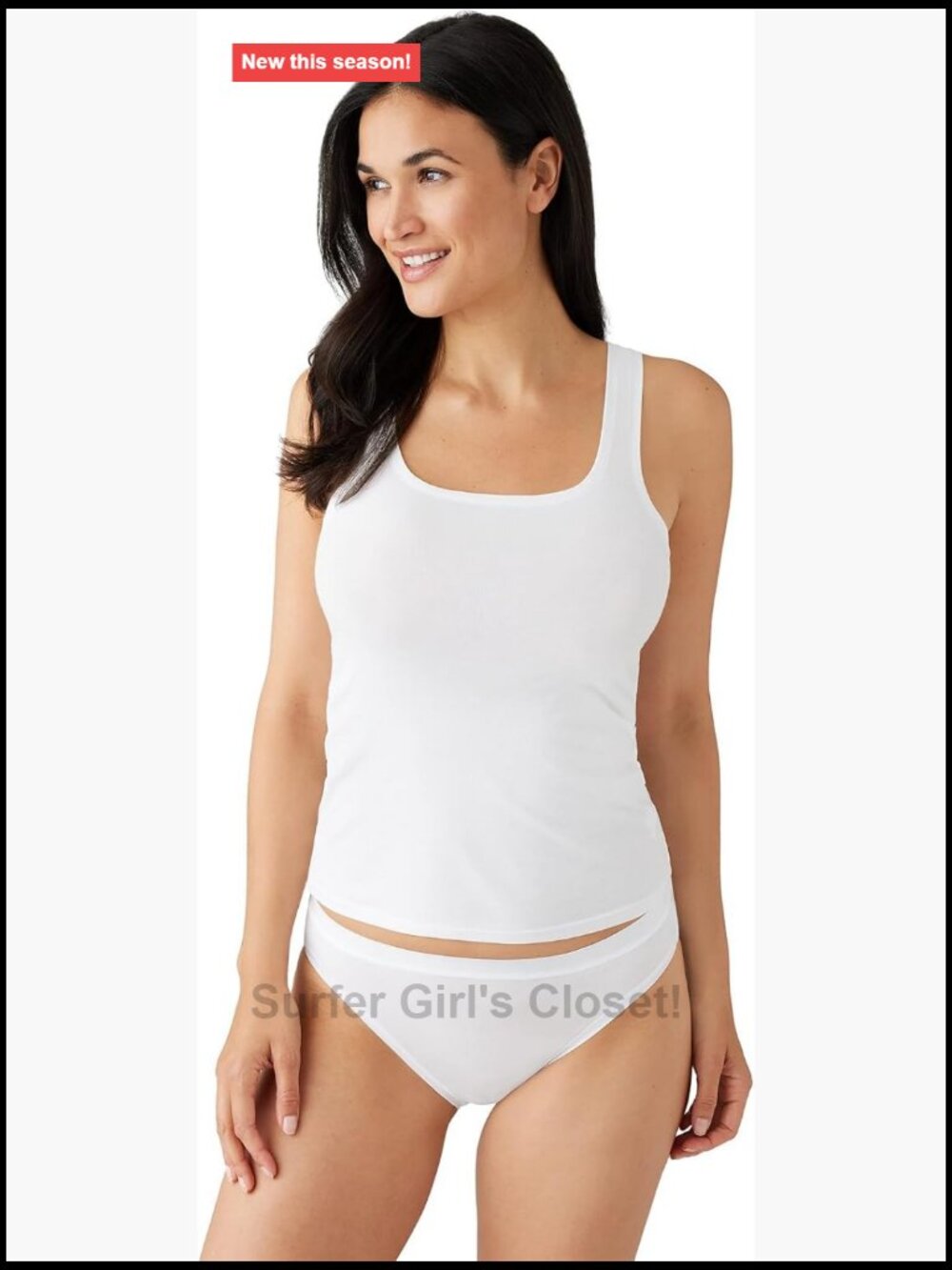Wacoal Understated Cotton Tank (Size L)